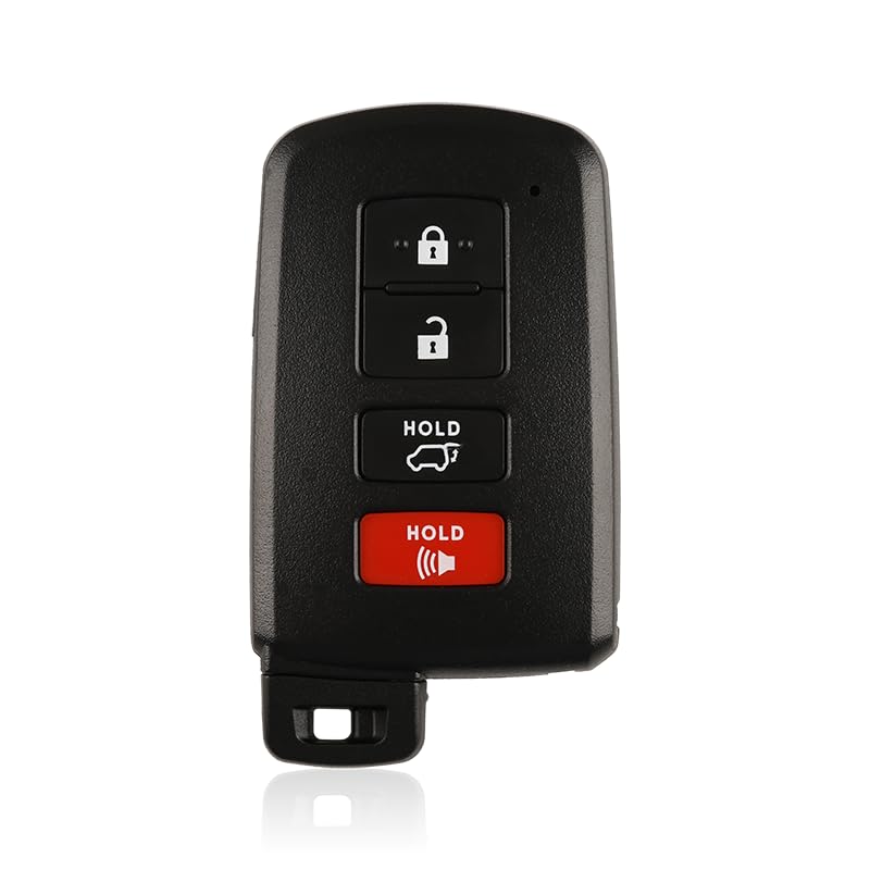ABUDU fit for 2018 Toyota Highlander Smart Key Remote Key Fob 315MHz 8A Chip 3+1 Buttons with Panic Alarm SUV FCC ID: HYQ14FBA