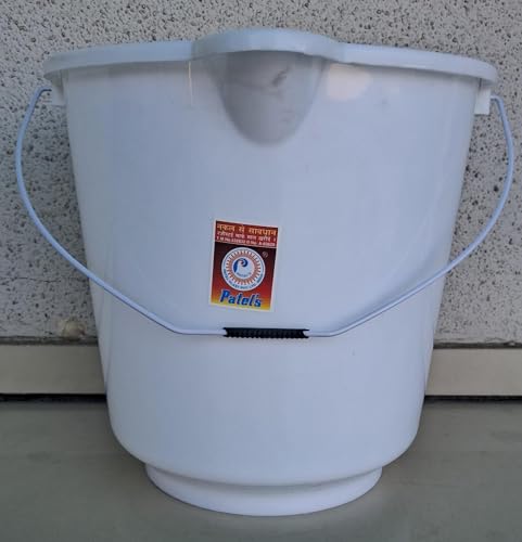 Image of Patel Enterprise White Marking Chemical 13 ltr Buket White Marking inside Use For Chemical Transfer and Sample Storage Pack Of 1