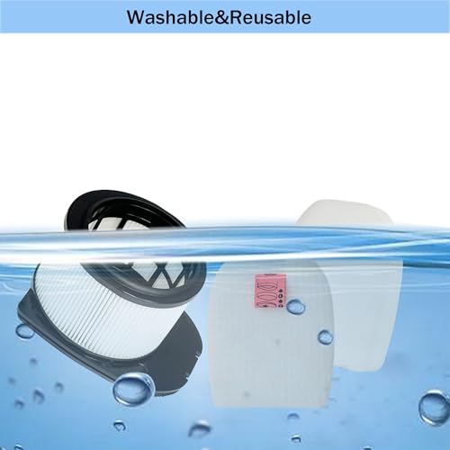 IZ862H Filter for Shark IZ862H Stratos Cordless Vacuum cleaner, Compatible with Shark IZ840 IZ800 IZ562H UZ565H Pro IZ540H Upright Vacuum, 2 Pack Filters, 4 Pack Foam Filters & 4 Pack Felt Filters Kit