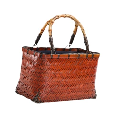 Bolso Tote Tejido de Bambú para Actividades al Aire Libre miniatura 7