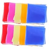 Toddmomy 10stücke Tanzschals Bunten Farben Hochwertige Jongliertücher Für Aufführungen Und Kreative Kinderaktivitäten Für Partys Und Kindershows