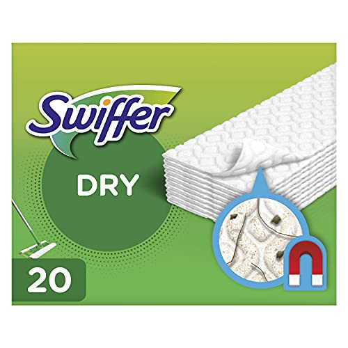 Swiffer Staubentferner, 120 Stück (12 x 20), Nachfüllpackungen für trockene Böden, Staubschutz, fängt Staub auf und hält Staub