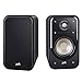 Polk Audio S20 Signature Series Bookshelf Speakers for Home Theater, Surround Sound and Premium Music, Power port technology, Detachable Magnetic Grille (Pair), Black