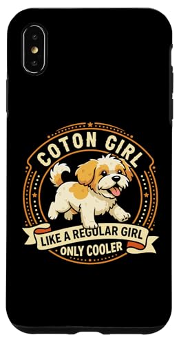 Coton Girl Like A Regular Girl Only Cooler - Coton Dog �X�}�z�P�[�X iPhone XS Max �p