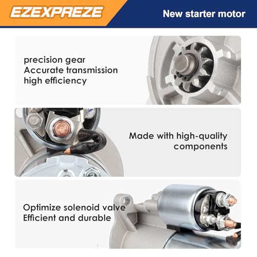 Image of Ezexpreze 6647N Starter New Fit for Ford F-150 4.2L V6 1999-2008, Heritage 2004,6L3Z-11002-DRM,XL1U-11000-AA,XL1U-11000-AB,XL1U-11000-AC,XL1Z-11002-AA,XL1Z-11002-AARM,5L3Z-11002-B