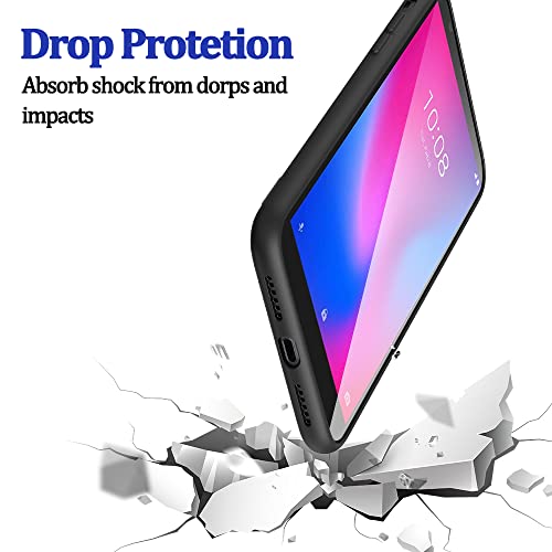 Nijiadi For Blu View 2 B130Dl Case With Ring Holder Kickstand, Soft Slim Flexible Shockproof 360° Rotation Stand Protective Phone Case For Blu View 2 - Black #TOP2