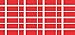 Produktbild Mini Aufkleber Set - Pack glatt - 50x31mm - Sticker - Fahne - Dänemark - Flagge - Banner - Standarte fürs Auto, Büro, zu Hause und die Schule - 12 Stück