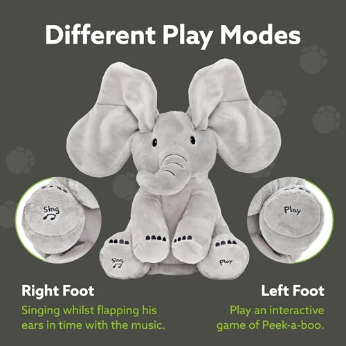 Jouet éléphant interactif Tippi peluche éveil premier âge 0-12 mois - 5
