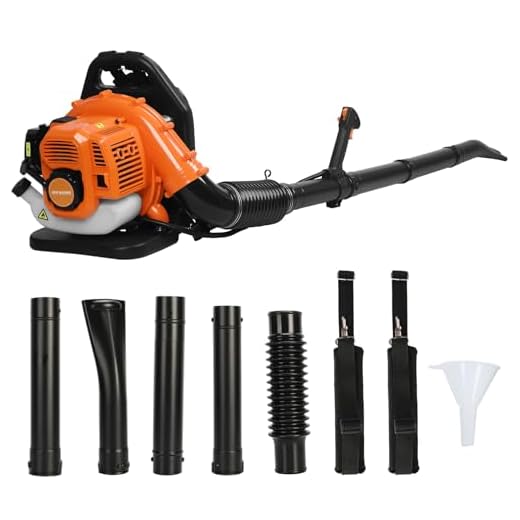 Powerful Gas Backpack Leaf Blower 52CC