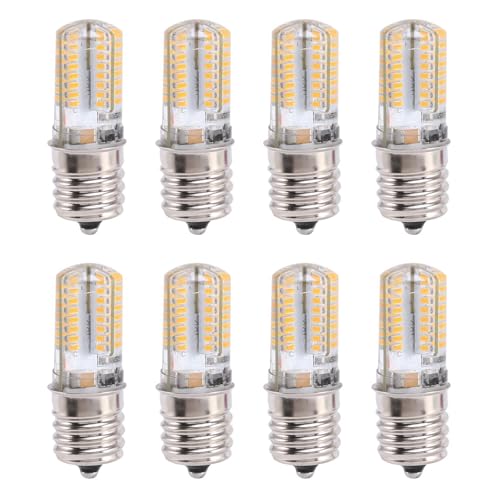 Uikdjgu 8X E17 Enchufe 5W 64 LED Lampara Bombilla 014 SMD Luz Calido AC 110V-220V
