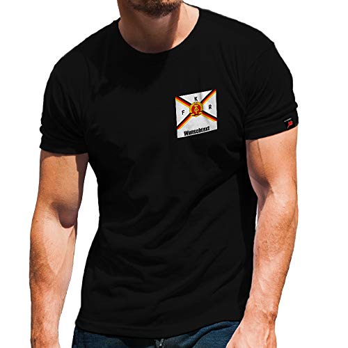 T-shirt DDR Marine Fischer FKR 1978 1990 pour pêche en haute mer noir S