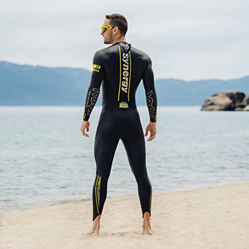 Synergy Triathlon Thermal Wetsuit 5/3Mm - Endorphin Full Sleeve Smoothskin Neoprene For Open Water Swimming (Men's, L2) #TOP5
