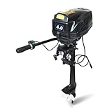 WYDDDARY Outboard Motors 4HP Electric Brushless Trolling Motor 48V Electric Propulsion 3000RPM Fishing Boat Engines for Kayaks, Inflatable Boats, Rubber boats
