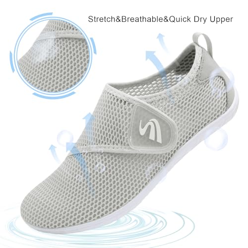 Image of Spesoul Womens and Mens Water Shoes Breathable Quick Dry Soft Barefoot Aqua Socks for Hiking Swim Beach Surf Yoga Sport