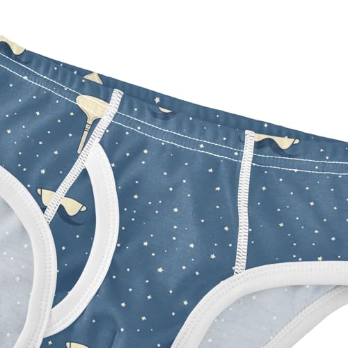 Yuiboo Kids Underwear Boys Pure Cotton Briefs Underwear for Boys A Father's Day in Sizes 3T4