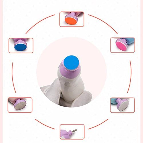 Miniatura 3 de funciona con pilas bebé Lima de uñas herramientas, Eléctrico Seguro Nail Clipper Trimmer Set para recién nacido bebé los dedos de los pies y las
