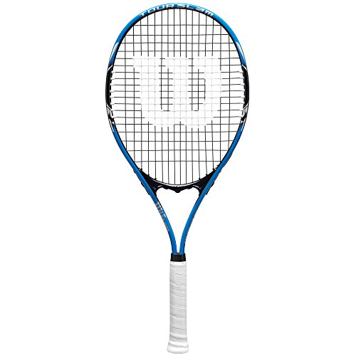 Wilson Tour Slam Lite Adult Recreational Tennis Racket - Grip Size 3 - 4 3/8', Blue/Black