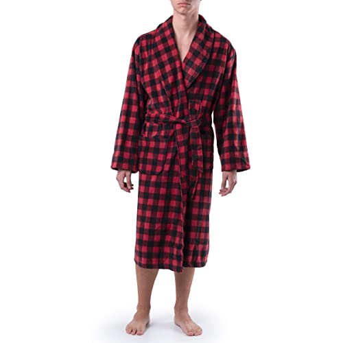 IZOD Men's Printed Microfleece Robe