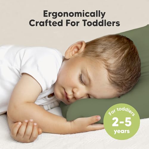 image for KeaBabies Toddler Pillow with Pillowcase - 13x18 My Little Dreamy Kids