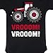 Case Ih Vrooom! - CASE IH Baby One Piece - Size 12 Months Black