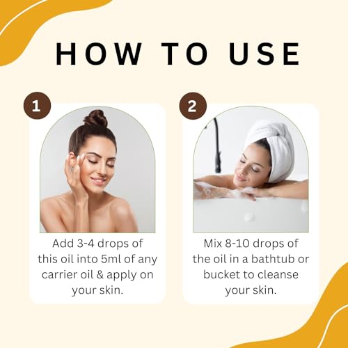 Image of Aroma Treasures 100% Pure Turmeric Essential Oil - Natural Turmeric Oil for Skin, Hair, and Aromatherapy - Therapeutic Grade Turmeric Oil - 10ml