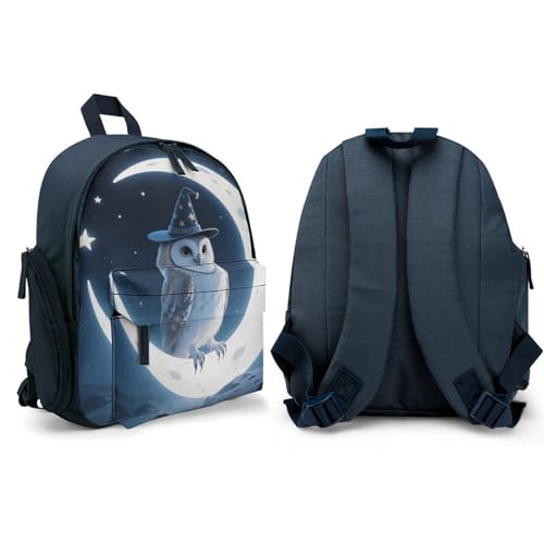 Magic - Hat Owl Backpack for Men Women, Lightweight Classic Bookbag Simple Daypack for Travel4