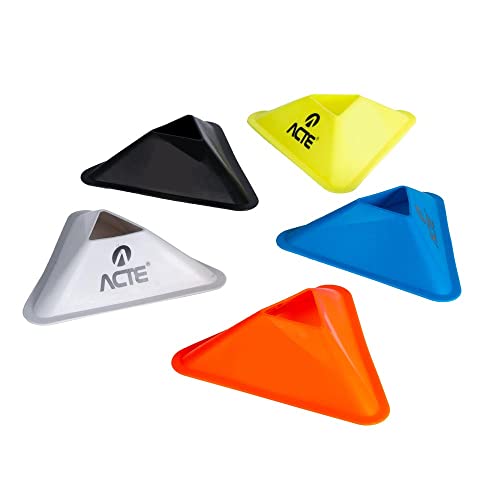 Acte Sports Kit Agilidade Escada de Agilidade, Cones de Agilidade, Base Triângulo Para Estacas KIT25
