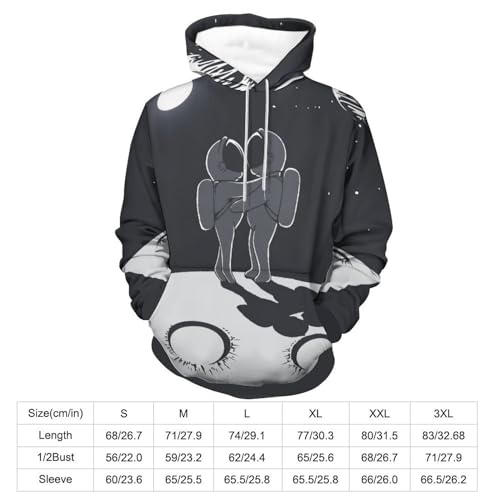 Sweat à capuche espace planète au design galactique unique marque UMENG - 2