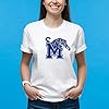 NCAA Officially Licensed College - University Team Mascot/Logo Basic T Shirt, Memphis Tigers White, Large #2