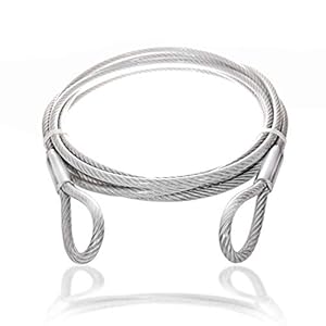 Drahtseile24 Stahlseil mit Ösen und Schlaufen