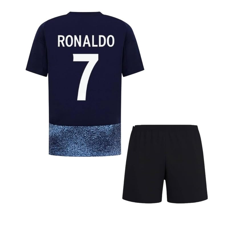 Image of AL Nasser Away Football Club Team Jersey with Black Shorts 2023-24 for Boys and Men