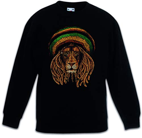 Sweat-shirt Rastafari Lion pour enfant : pull à capuche reggae garçon et fille en coton