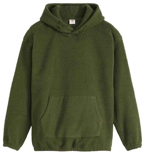 Levi's Men's Cozy Up Hoodie, Green (Duffel Bag), S