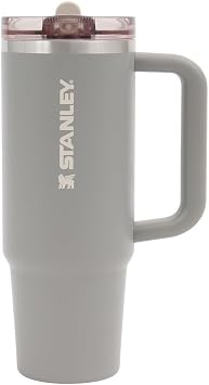 Stanley 10-12485-440 Quencher Pro Tour Flip Straw Tumbler, 2.8 fl oz 0.88 L, Sage Gray Grey/FF