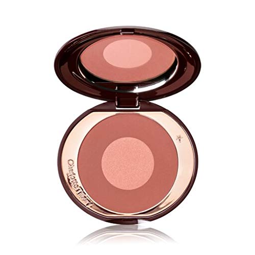 CHARLOTTE TILBURY CHEEK TO CHIC PILLOW TALK INTENSE-Two-Tone Deep Rosy Pink Powder Blush