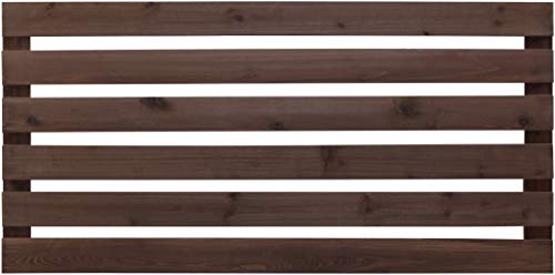 タカショー ボーダーフェンス 120×60cm ブラウン