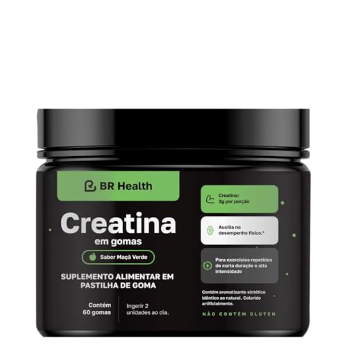 Creatina Em Gomas Com 60 Unidades (3g dose) - Br Health