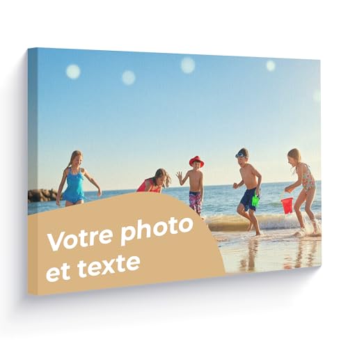 Cimpress Tableau sur Toile Personnalisé avec Photo ou Logo, 60 × 40 cm, Décoration Murale pour la Maison, le Bureau ou le Studio, Wall Art Moderne, Idée...