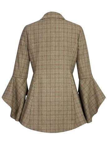 CHIC STAR Womens Wool Plaid Jacket3