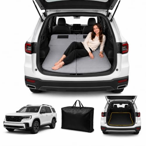 Image of Car Mattress for Passport 2026, Upgraded Non-Inflatable Thickened Foam SUV Car Camping Mattress, Foldable Trunk Sleeping Pad Car Bed Mattress for Road Trips Camping Travel