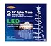Celebrations Lighting-s E44G4912 "Led Spiral" Tree Driveway Markers 2' - White
