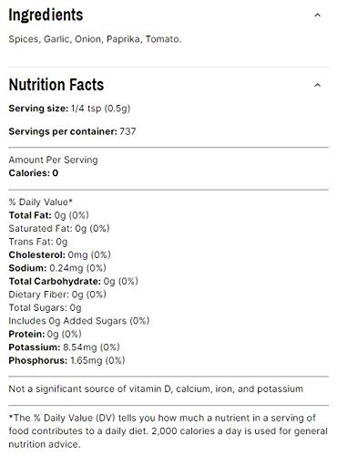 Spiceology - Pizza Pie Salt Free Seasoning - Use On: French fries, Pulled Pork, Chicken, Beef, Pizza, Bread, Chili, Mac n' Cheese - 13 oz - Image 3