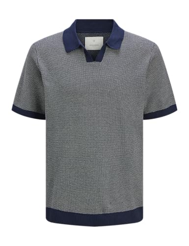 JACK & JONES Jprcceaston Knit Split Neck Ss – Ansicht 1