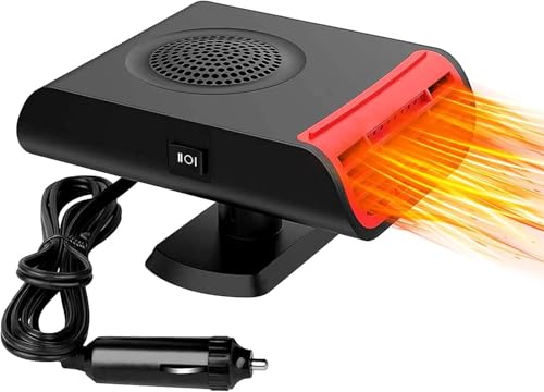 Leaflai Autoheizung,150W Tragbare Auto-heizung Anti-Fog-Auto Demister...