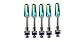 Produktbild smkvp(5 Stück CBDCOF nachfüllbar Vape Patrone (1ml) für CBD und Dick Öl Vape Stift Kompatibel mit kanavape,Verdampfer (510 Gewinde) (Rainbow