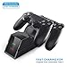 Produktbild PS4 Controller Ladestation Laelr Dual Dualshock 4 Ladegerät Charger, Doppeltes Schnellladegerät mit LED-Anzeige für PlayStation 4 / PS4 Slim / PS 4 Pro Wireless Controller Gamepad
