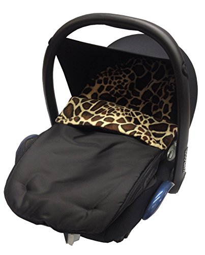 Chancelière Joie motif girafe pour siège auto et cosy bébé