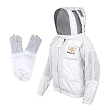Golden Bee Ultra Breeze Bee Jacket -Fencing Veil YKK Brass Zippers Ultra Light Weight & Breathable...