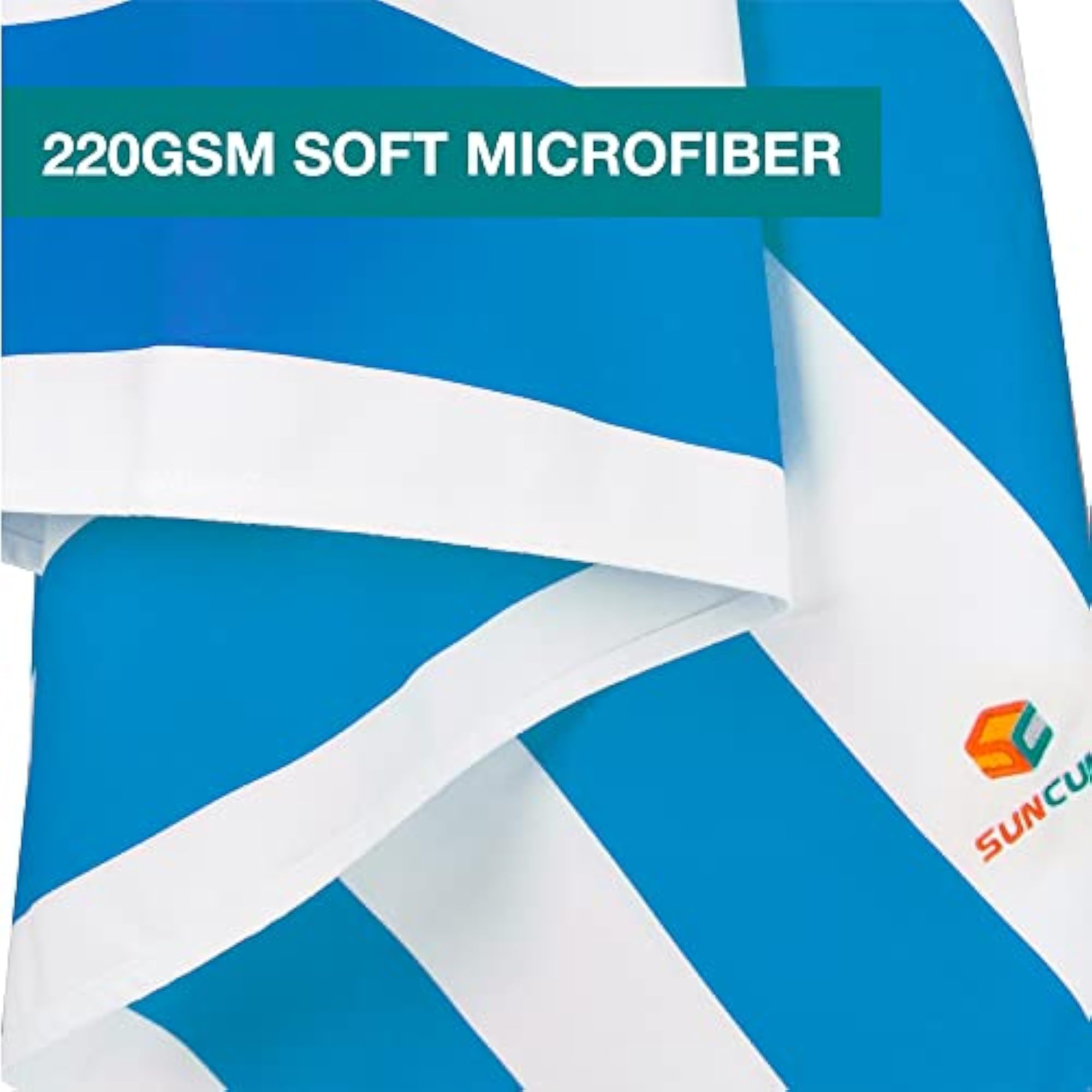 Microfiber Beach Towel for Travel, Quick Dry and Lightweight