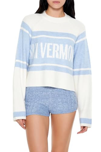 Forever 21 Women's Ski Vermont Colorblock Sweater